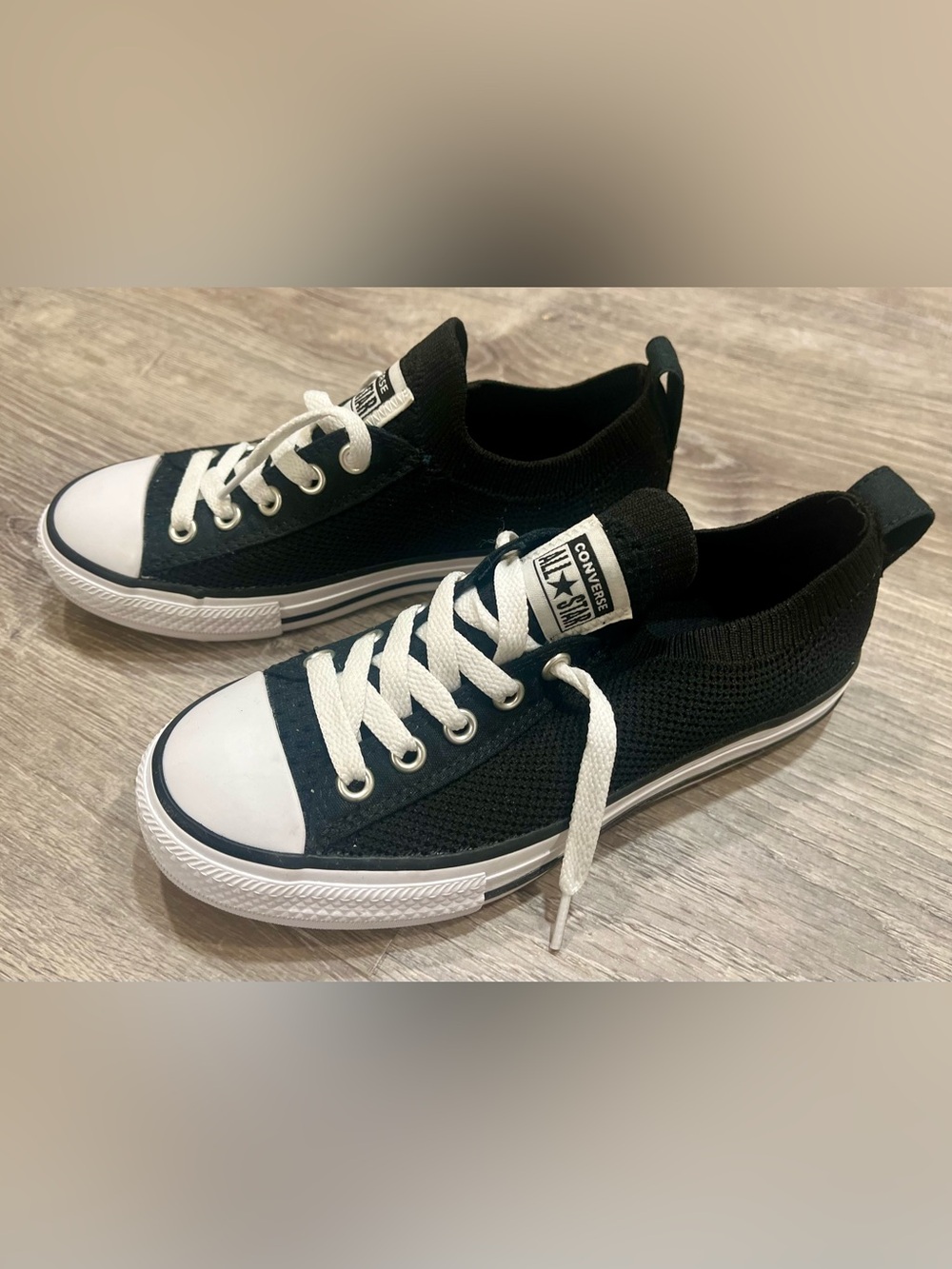 Converse Low Top Sneakers - Black & White